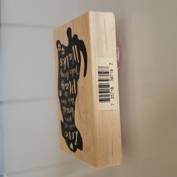 Dog Stamp Dog Stamps for Crafts Love with All Your Heart Deep Red Furry Friends - Picture 6 of 16